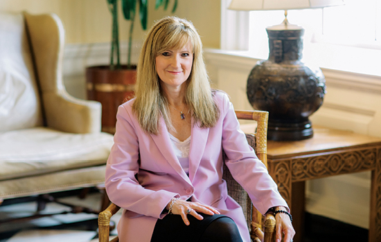 photo of Noreen Bernard sitting in chair