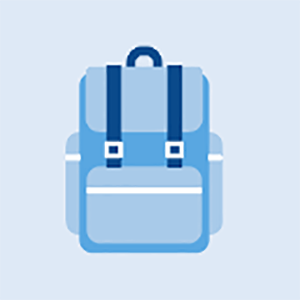 an illustration of a backpack