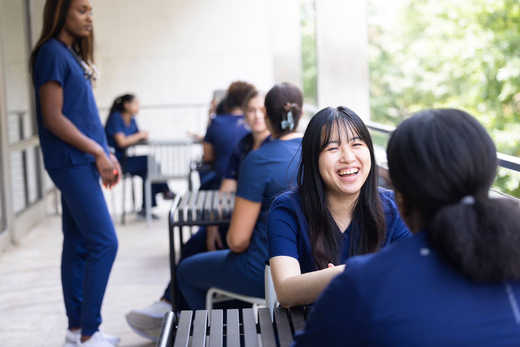 Students at the Emory Nursing Learning Center